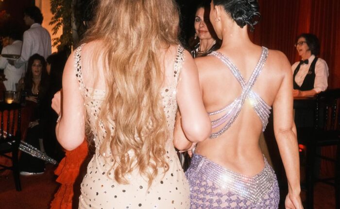 Kim Kardashian Booty in a See-through Mesh Dress