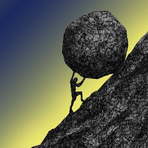 Sisyphus’s Happiness Is Dead Weight